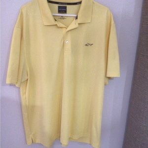 Greg Norman Yellow Golf Polo